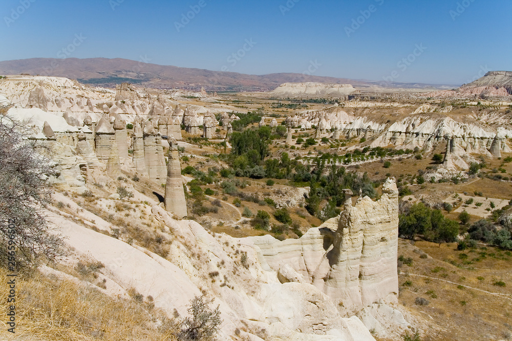 Fototapeta premium Fantastic landscape of Turkish Cappadocia.