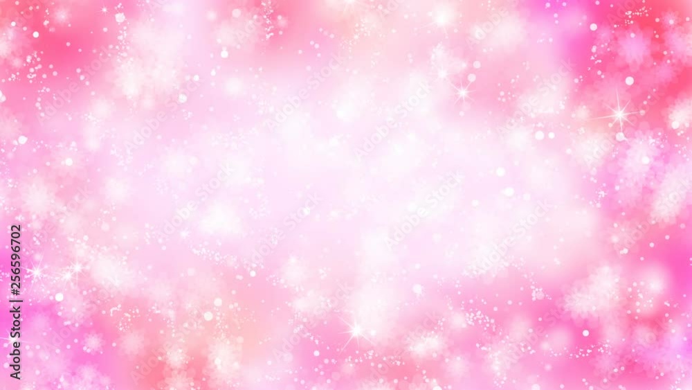 Beautiful pink flowers holiday background. Looped 4K motion graphic. Beautiful pink flowers holiday background. Looped 4K motion graphic.