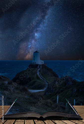 Vibrant Milky Way composite...