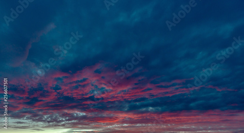  Red dawn clouds