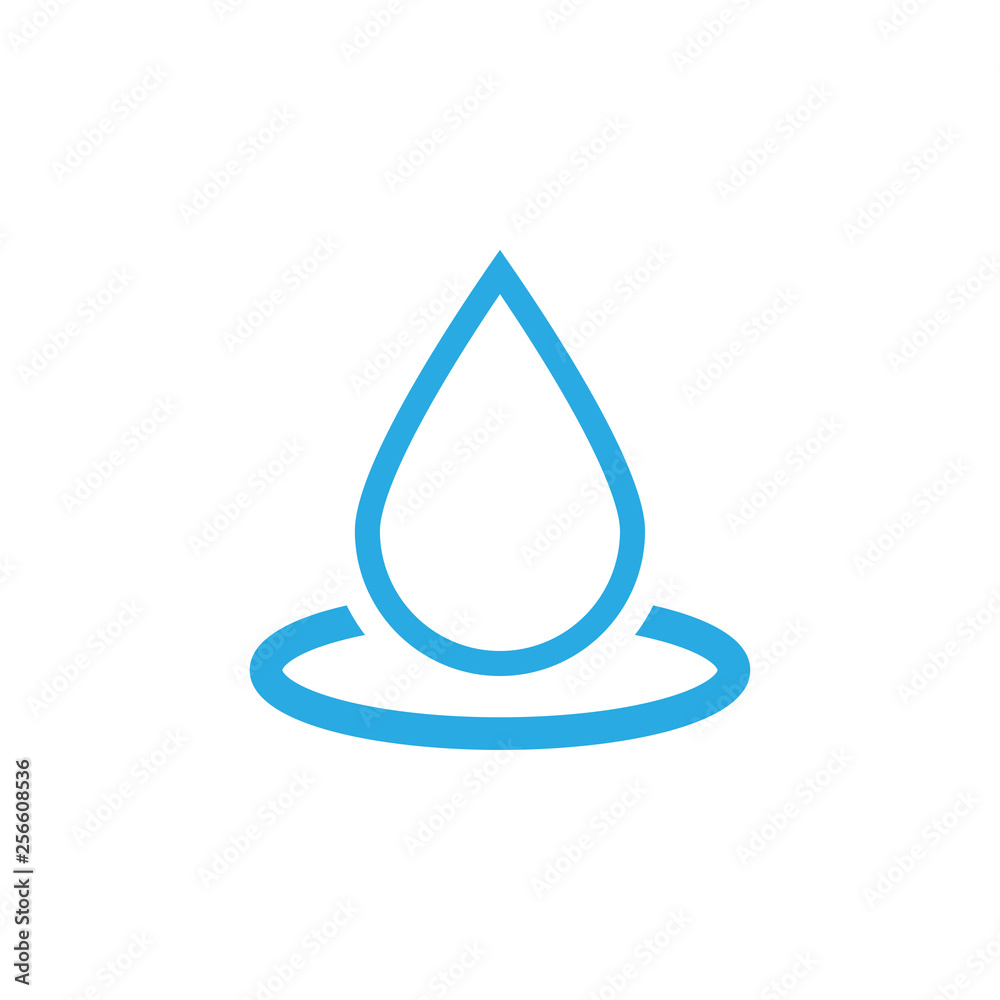 Water drop icon design template vector isolated Water drop icon design template vector isolated