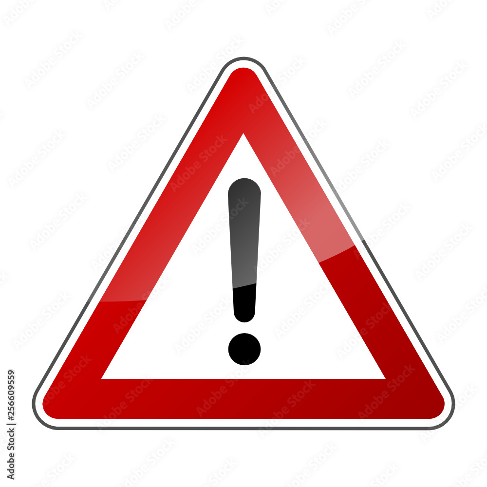 Panneau sécurité routière, danger Panneau sécurité routière, danger