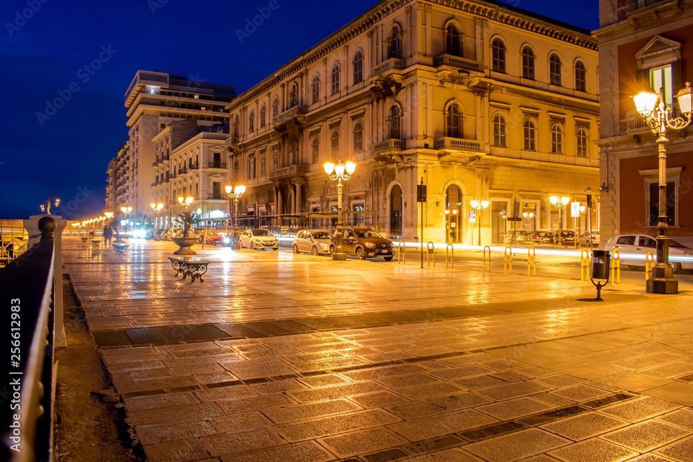 st peters square at night