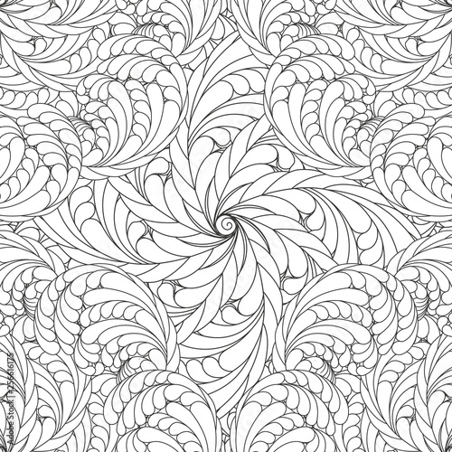 Coloring book for adults and older children. coloring patterns  animals  flowers  mandalas. Islamic  Arabic  Indian  Ottoman motifs. Black and white.