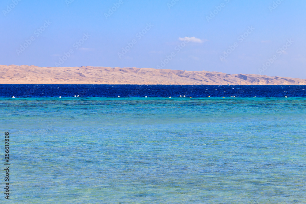 Fototapeta premium View on the Giftun island in Red sea, Egypt