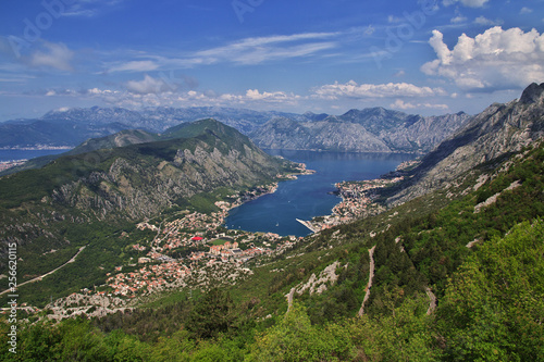 Kotor  Montenegro  Bay of Boka-Kotorska  Adriatic Sea  Balkans