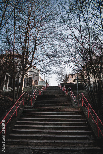 high stairs