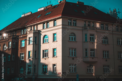 old houses in the city