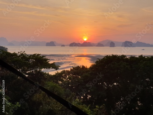 amazing stunning breathtaking sunrise sunset thailand koh yao yai