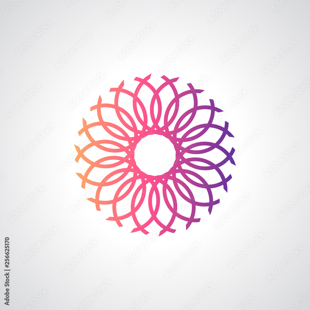 Modern mandala design vector image Modern mandala design vector image