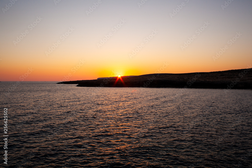 Rock coast of Lampedusa