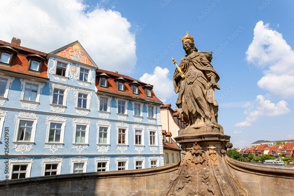 statue of Kunigunde of Luxembourg in Bamberg Germany