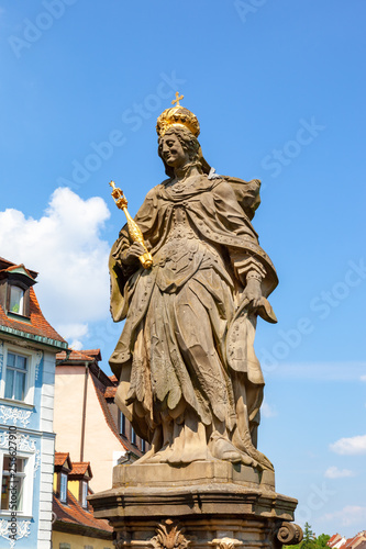 statue of Kunigunde of Luxembourg in Bamberg Germany