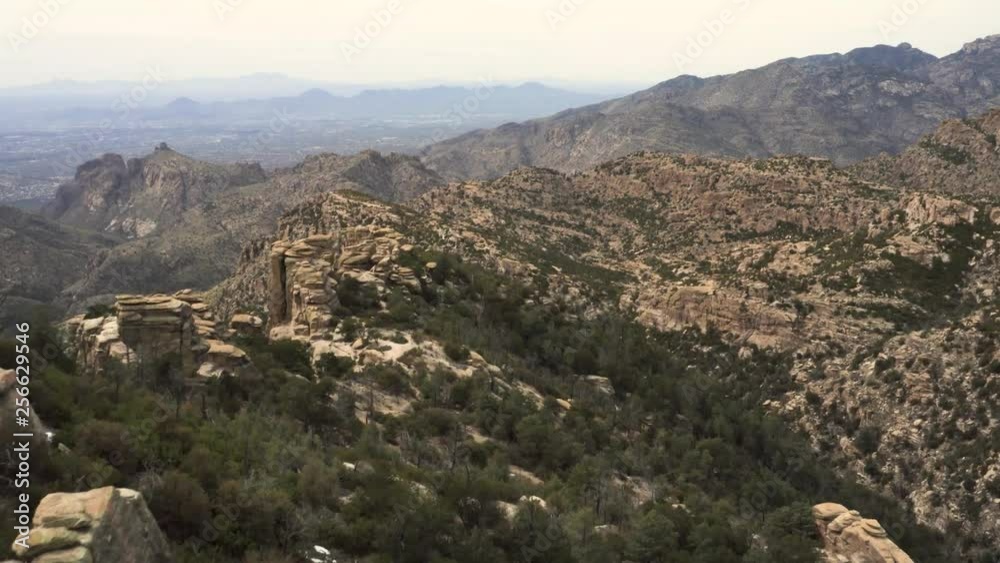 Fly by of a valley in Mt Lemmon