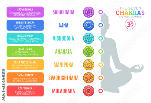 The Seven Chakras and their meanings