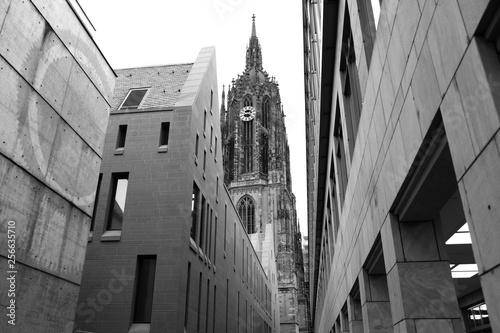 Historic St Bartholomaus cathedral tower in Frankfurt main © SNEHIT PHOTO