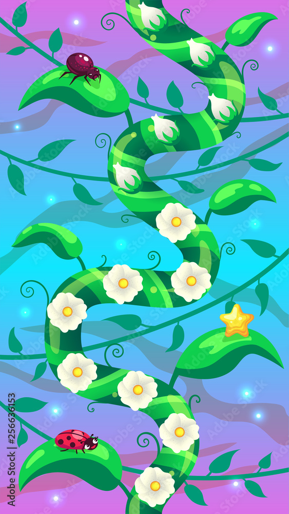 Level background vertical scrolling user interface. Level background vertical scrolling user interface.