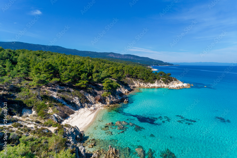 Kavourotrypes or Orange is a small paradise of small beaches located between Armenistis and Platanitsi in Sithonia, Chalkidiki, Greece Kavourotrypes or Orange is a small paradise of small beaches located between Armenistis and Platanitsi in Sithonia, Chalkidiki, Greece
