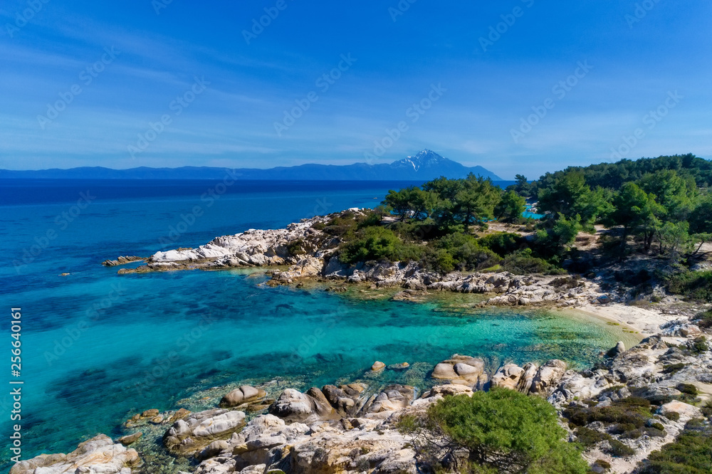 Kavourotrypes or Orange is a small paradise of small beaches located between Armenistis and Platanitsi in Sithonia, Chalkidiki, Greece