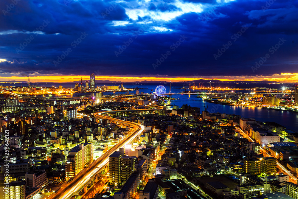 Fototapeta premium 大阪の夜景