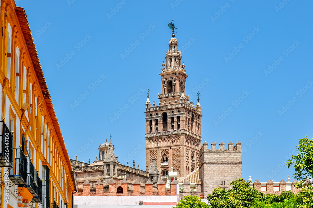 Giralda tower of Seville Cathedral, Spain