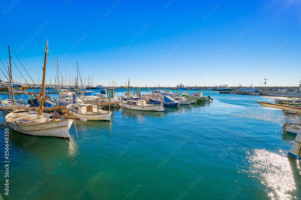 Cambrils port boats in Tarragona Catalonia Cambrils port boats in Tarragona Catalonia