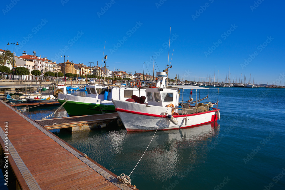 Cambrils Port marina in Tarragona Catalonia