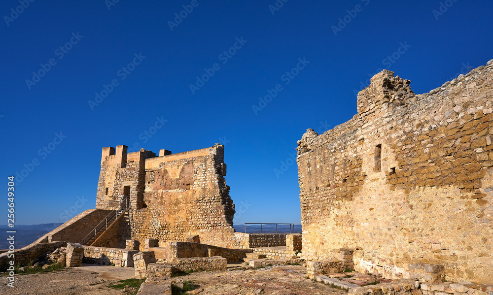 Xivert castle in Alcala de Chivert Castellon