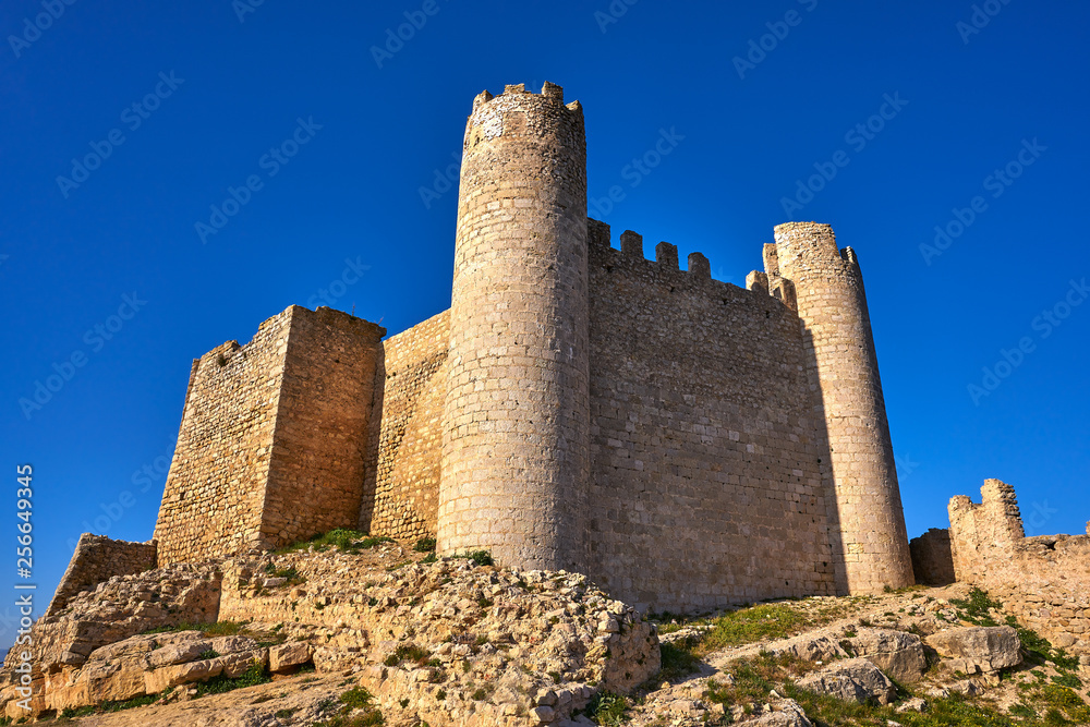 Xivert castle in Alcala de Chivert Castellon