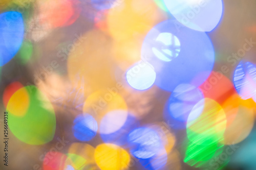 Picture LED light bokeh for blurred abstract background 