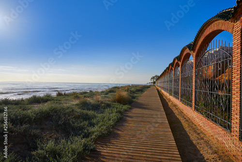 Oropesa de Mar beach in Castellon Spain photo