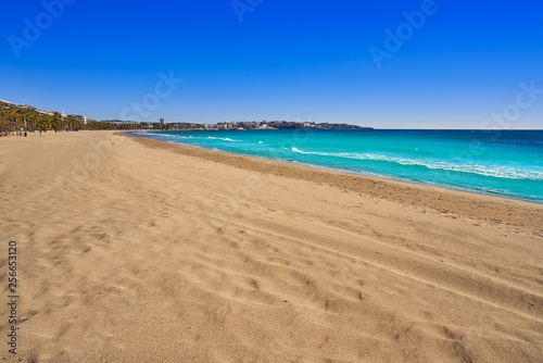 Fototapeta Naklejka Na Ścianę i Meble -  Salou beach Ponent Poniente in Tarragona
