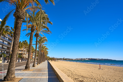 Salou beach Ponent Poniente in Tarragona photo