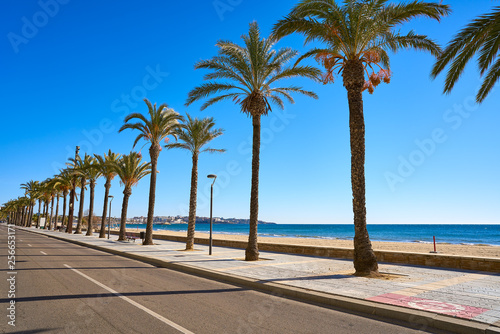 Fototapeta Naklejka Na Ścianę i Meble -  Salou beach Ponent Poniente in Tarragona