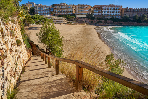 Salou Platja Capellans beach in Tarragona photo