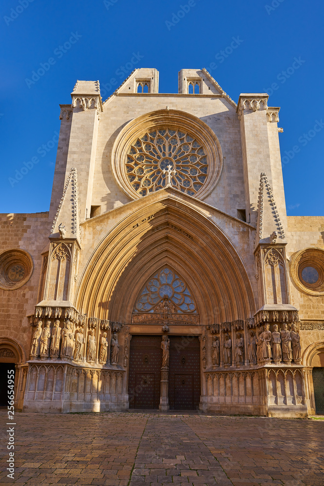 Tarragona Cathedral basilica in Catalonia