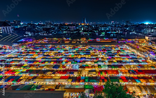 Ratschada Train Market Bangkok