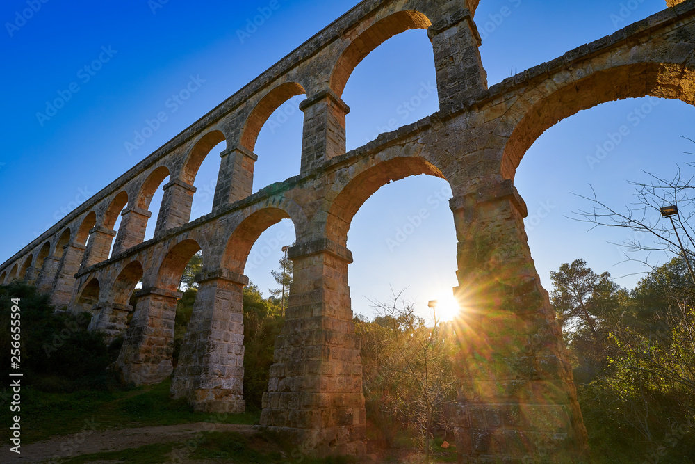 Aqueduct Pont del Diable in Tarragona