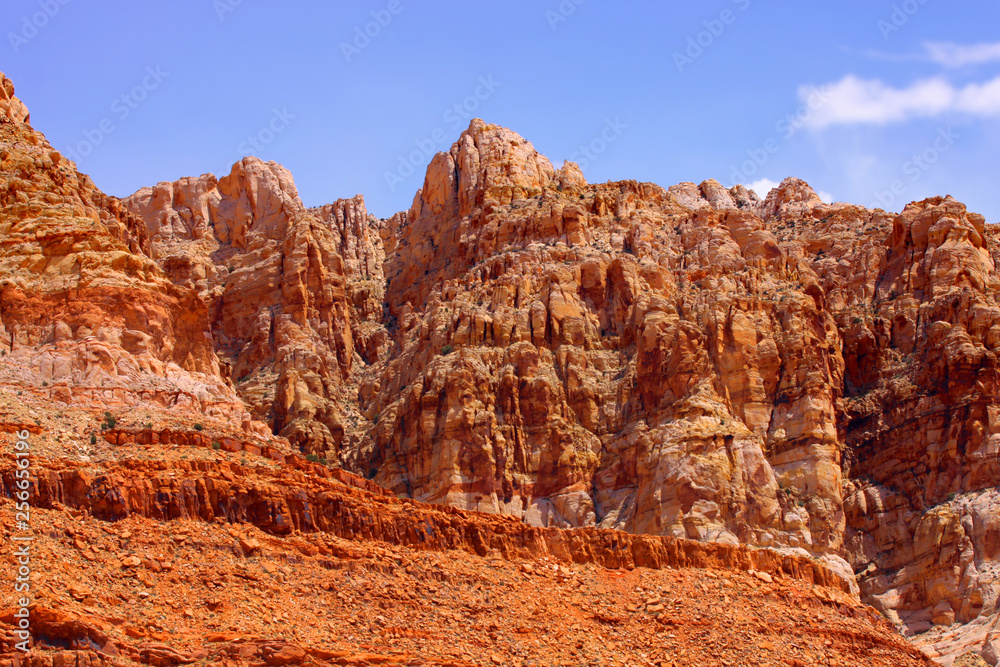 Vermilion cliffs mountain range in Arizona
