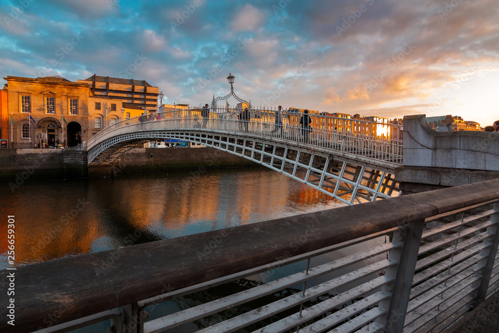 Ha'penny Bridge, Dublin, Ireland