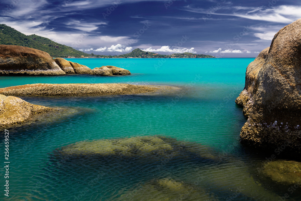Clear Water at samui island, Southern of Thailand
