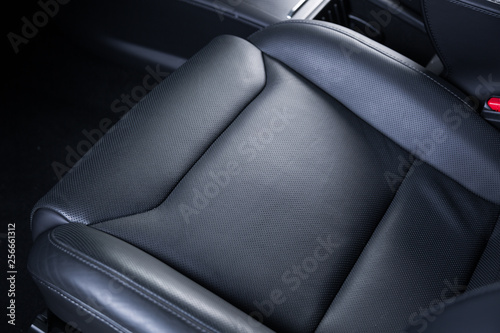 Close up of leather car seat © camerarules