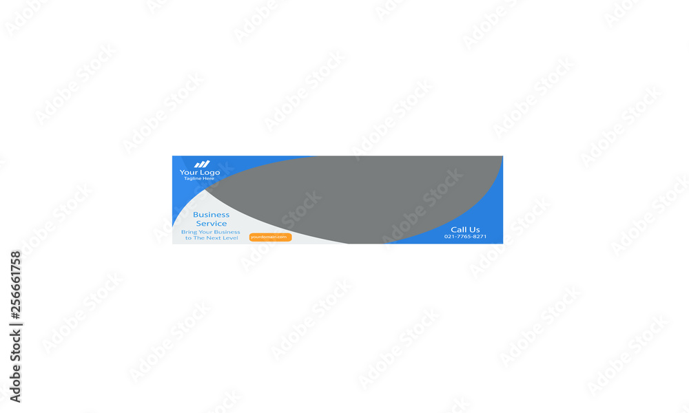 Business Social Media Banner Layouts FB cover for Facebook. Set elements  could be used for profile background, timeline wallpaper, fb page header or  as banner template. Stock Vector | Adobe Stock