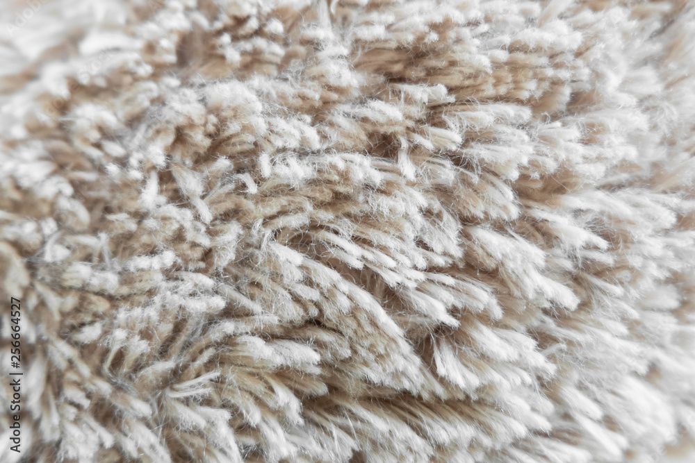 soft white fur fabric background. soft white fur fabric background.
