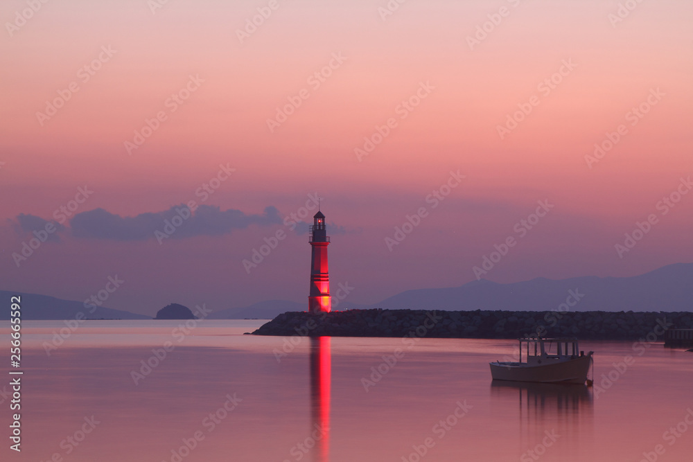 Seaside town of Turgutreis and spectacular sunsets Seaside town of Turgutreis and spectacular sunsets