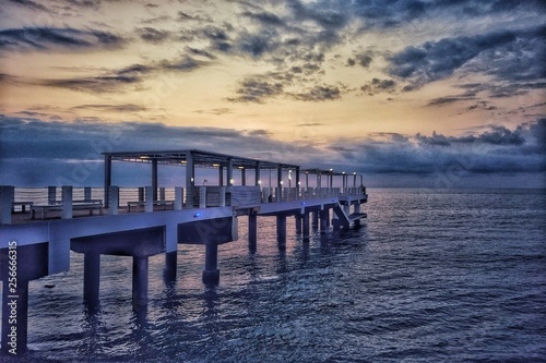 Nature landscape. Bridge over the sea - Image © ni