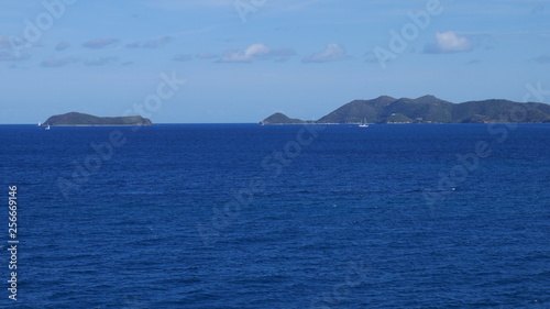 Tortola Islands in the distance - Shot From Cruise Ship © Natasa