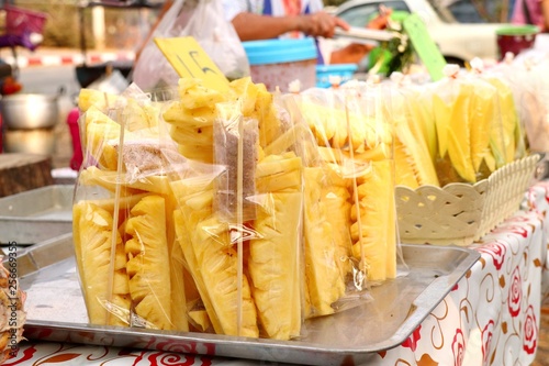 pineapple on street food