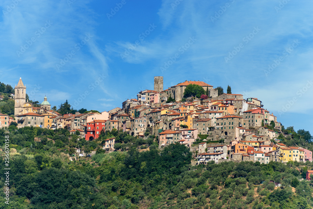 Vezzano Ligure village near La Spezia Liguria Italy