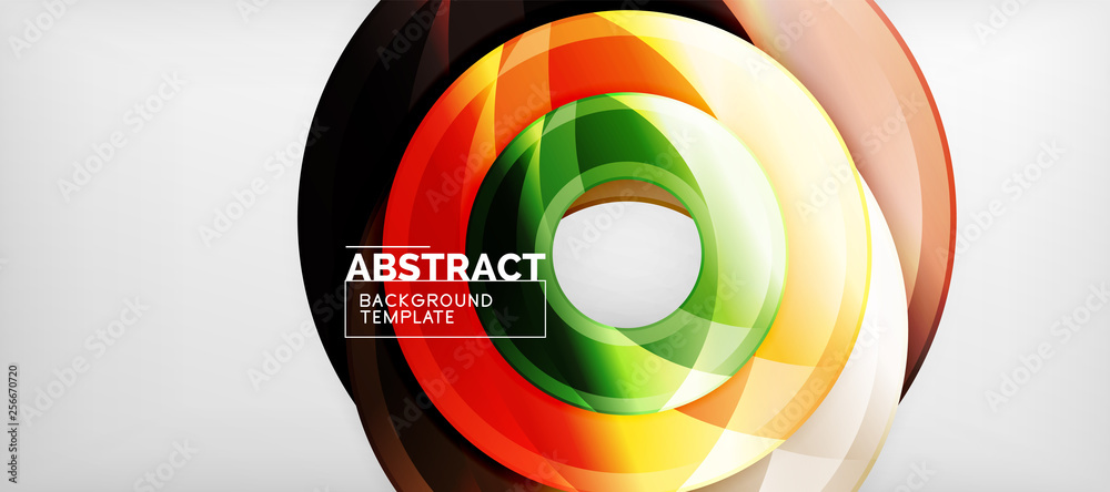 Glossy circles geometric background Glossy circles geometric background
